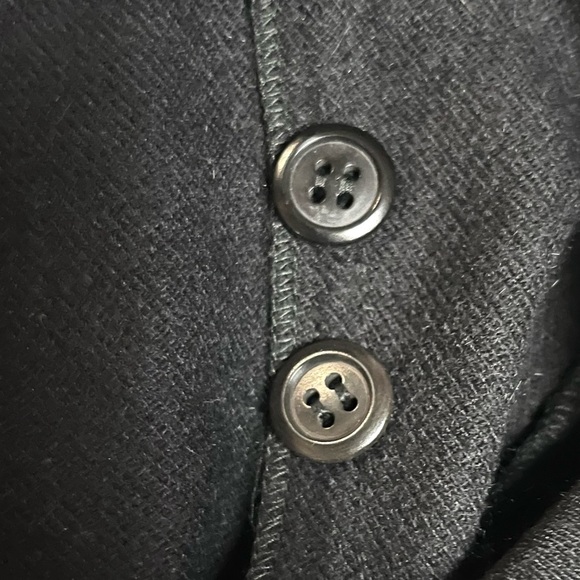 *SOLD* Gucci Vintage 1970’s Wool Blend Button Neck Back Pleated Hem Dress 40 - Picture 7 of 16